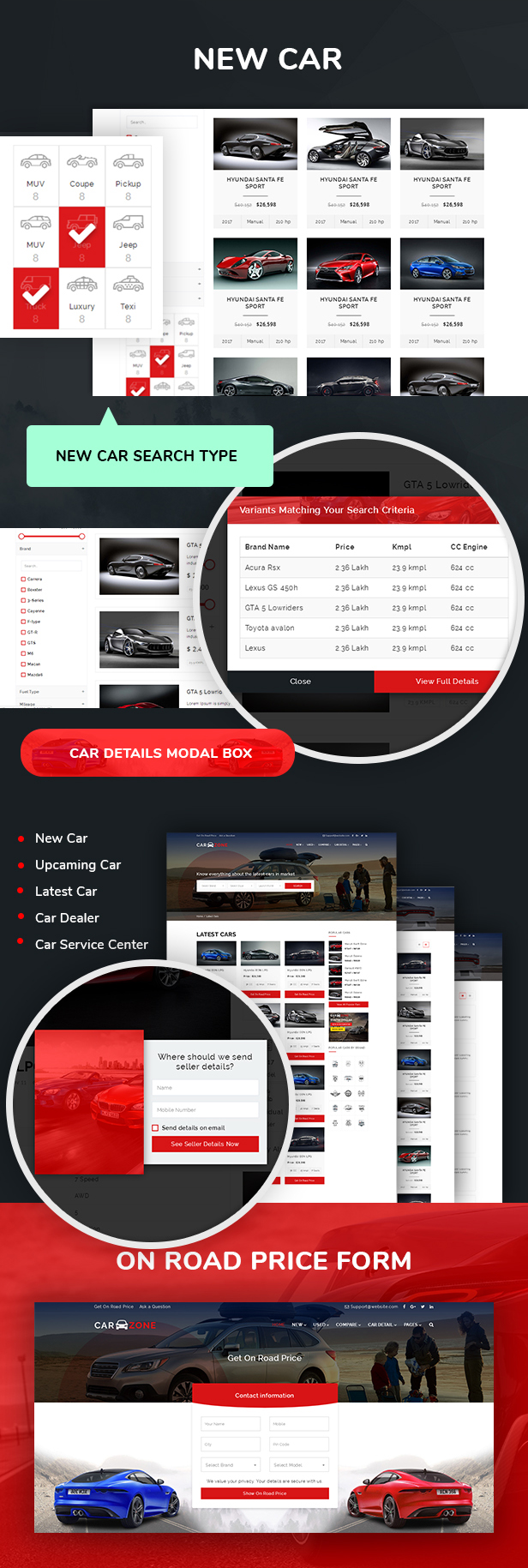 CarZone - A Complete Car Dealer HTML Wire-Frame - 3