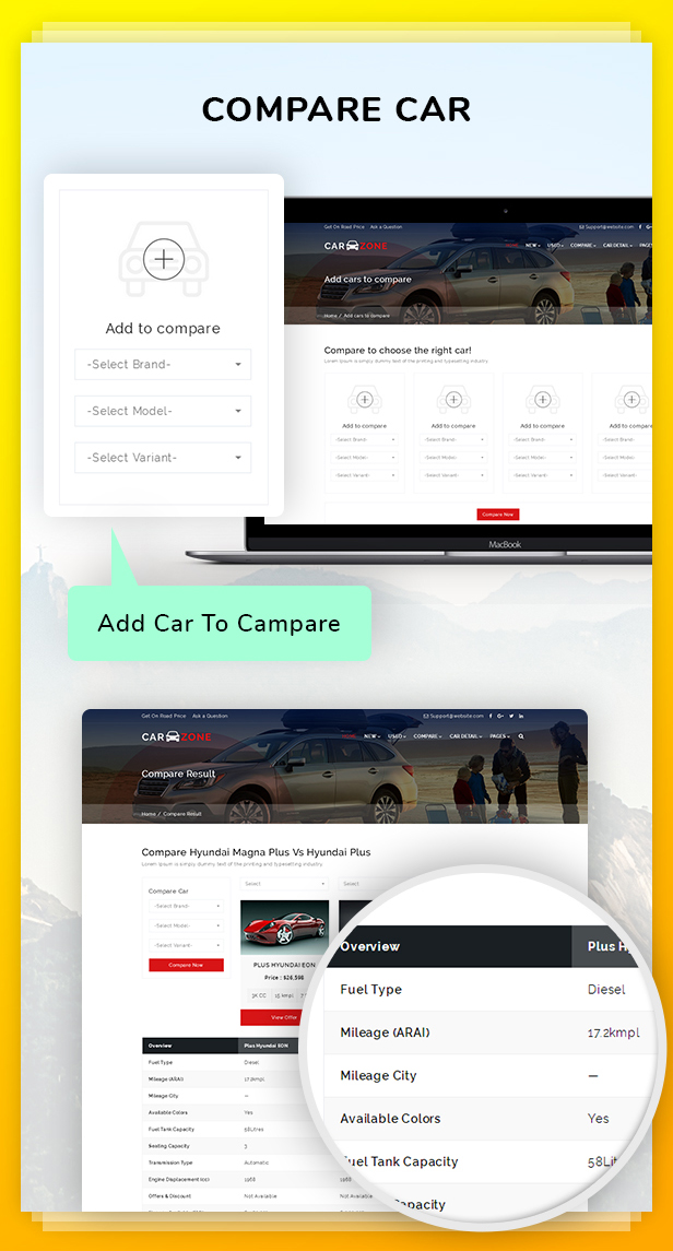 CarZone - A Complete Car Dealer HTML Wire-Frame - 5