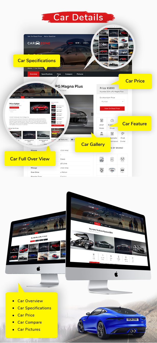 CarZone - A Complete Car Dealer HTML Wire-Frame - 6